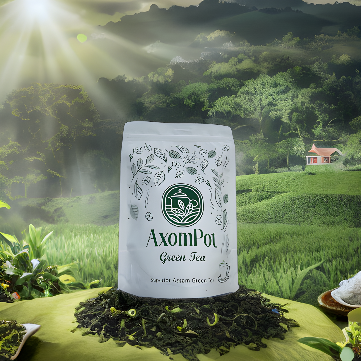 AxomPot Green Tea